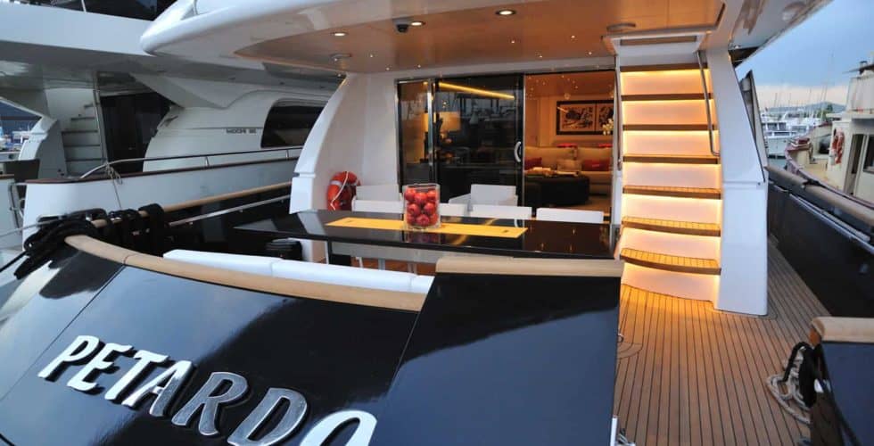 Mondomarine-85-Motor-Yacht-Petardo-Aft-View