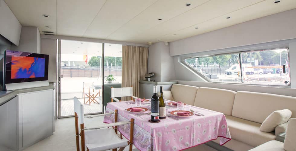 Viudes-83-Motor-Yacht-Dining-Bow-View